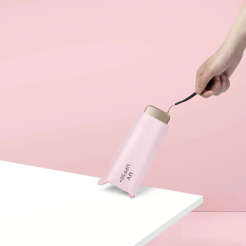 Мини карманный зонтик от солнца с изображением маленького зонта одежда для