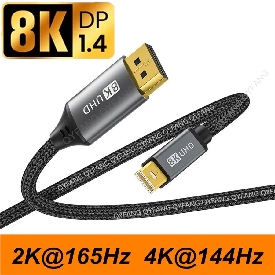 Кабель Mini DP Thunderbolt 2 кабель порта дисплея для 1 4 8K адаптер Macbook Pro Air проектора 4K |