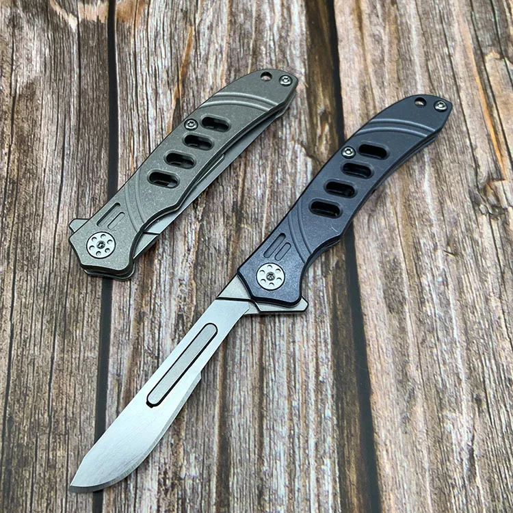 Съемный хирургический складной нож Mack Walker из титанового сплава | Инструменты