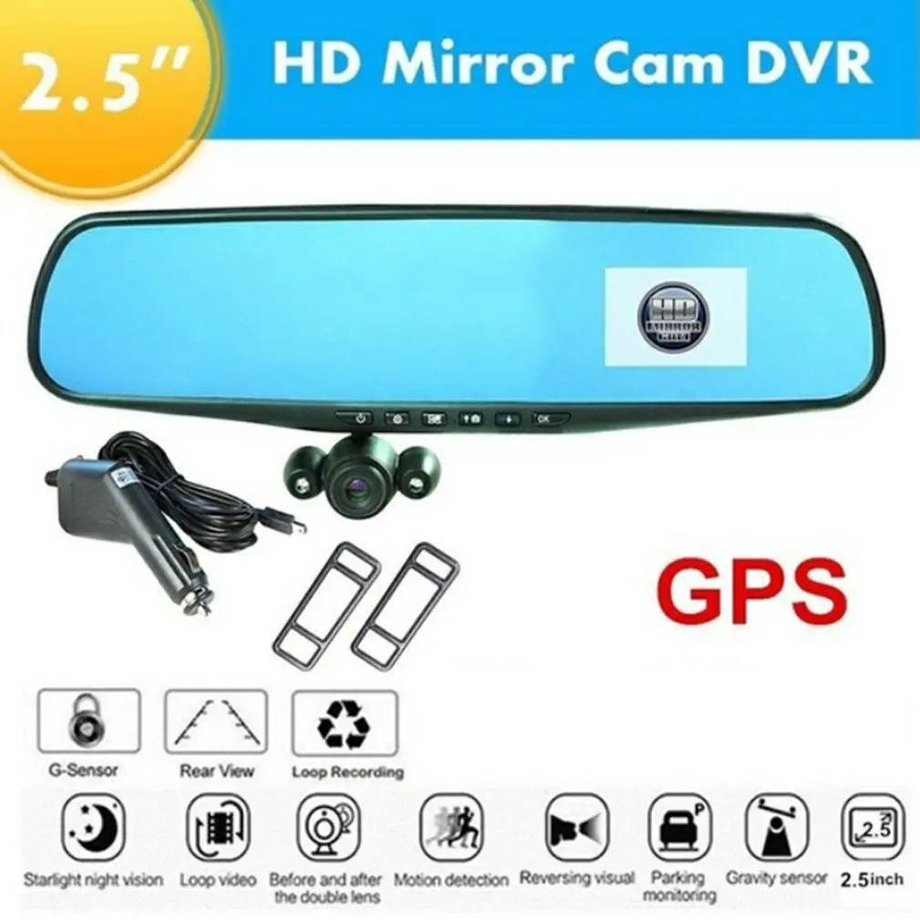 

10"IPS Screen Car Dvr Mirror Dash Camera Dash Cam Dual Lens Car Camera Full Hd Drive Recorder Stream RearView Mirror