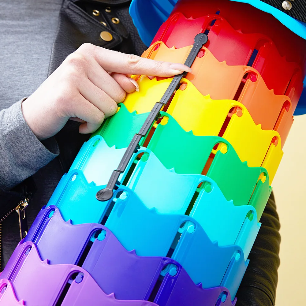 Online Gökkuşağı Dış Mekan Mobilyası Geri çekilebilir Tabure Sandalyeler Taşınabilir şezlong Katlanır Sandalye Kamp Taburesi Uygun Katlanabilir Balıkçılık Sandalye