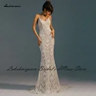 Lakshmigown свадебное платье-Русалка 2022 винтажное кружевное свадебное платье для квитанции и ужина, свадебные платья с открытой спиной, свадебные платья