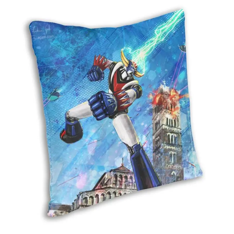 Goldorak Grendizer Actarus Cushion Cover 40x40 Home Decor 3D Print UFO Robot Mazinger Z Goldrake Throw Pillow Case for Sofa Car |