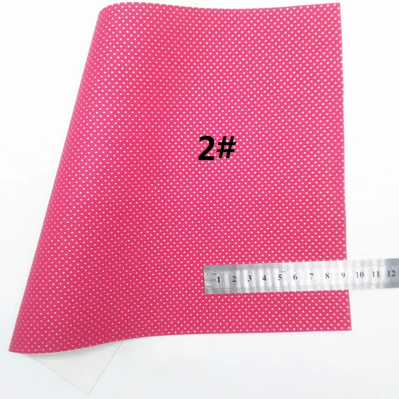 Розовый Блестящий холщовый лист 8x11 дюймов личи точечная искусственная кожа для