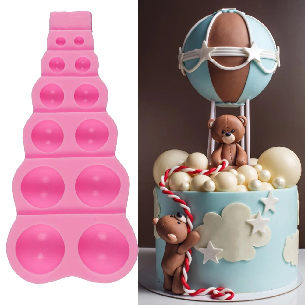 

Silicone Cake Semi Sphere Mould Flower and Leaf Fondant Molds Fondant DIY Decorating Cake Vintage Mold Kitchen Tools Hot Sale