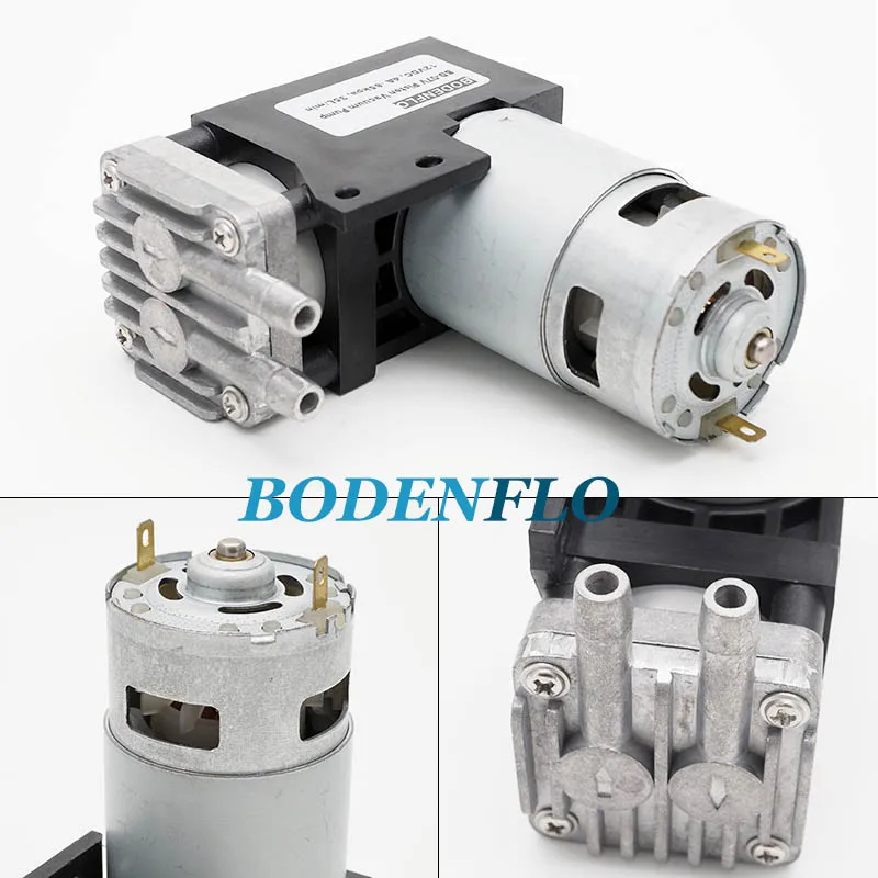 Фото Новый BD 07V DC12V мини небольшой портативный вакуумный насос 85KPa алюминиевая Новый BD 07V DC12V мини небольшой портативный вакуумный насос 85KPa алюминиевая