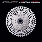 Кассета Goldix SHIMANO SRAM для горного велосипеда 10 11 12 Скоростей, велосипедная колода из алюминиевого сплава с ЧПУ, ссветильник Кая, с защитой от цепи, маховик