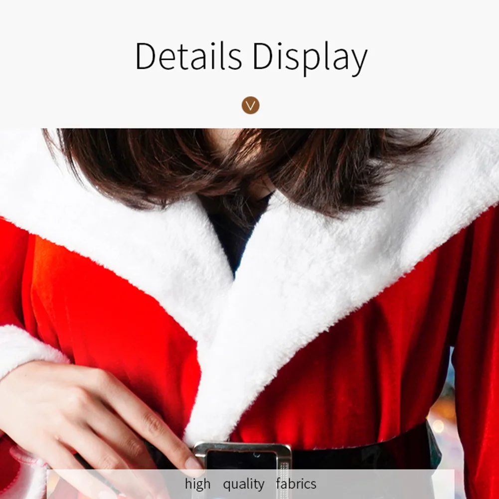 

Women Santa Claus Dress Suit Christmas Fancy Ball Party Outfits Cosplay Costume Dress