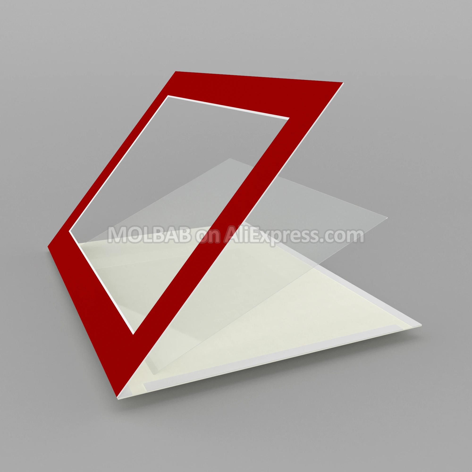 Бумажная фоторамка с подложкой