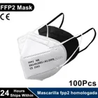 FFP2 Mascarillas fpp2 Утвержденная CE респираторная маска fpp2 черная KN95 маска 5 слоев многоразовая маска для лица ffp3 KN95 маска ffp2mask для взрослых
