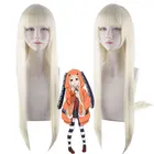 Парик Yomoduki Runa из аниме каkegurui, термостойкие синтетические волосы и шапочка для девочек, для косплея 2, длиной 80 см