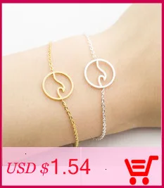 Pulseras Mujer Moda Stainless Steel Origami Elephant Bracelets For Women Lucky Jewelry Gold Silver Chain Charm Bracelet
