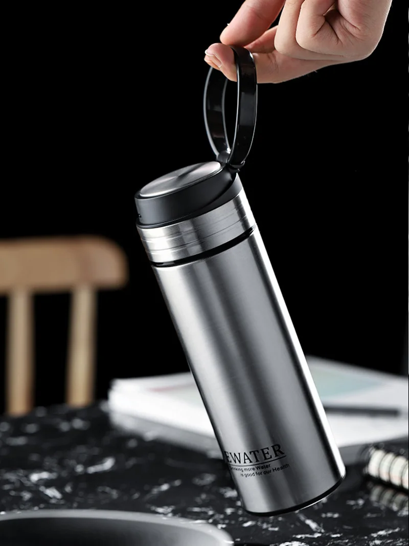 Портативный термос из боросиликатного стекла 304 мл 320|Вакуумные фляги и термосы| |