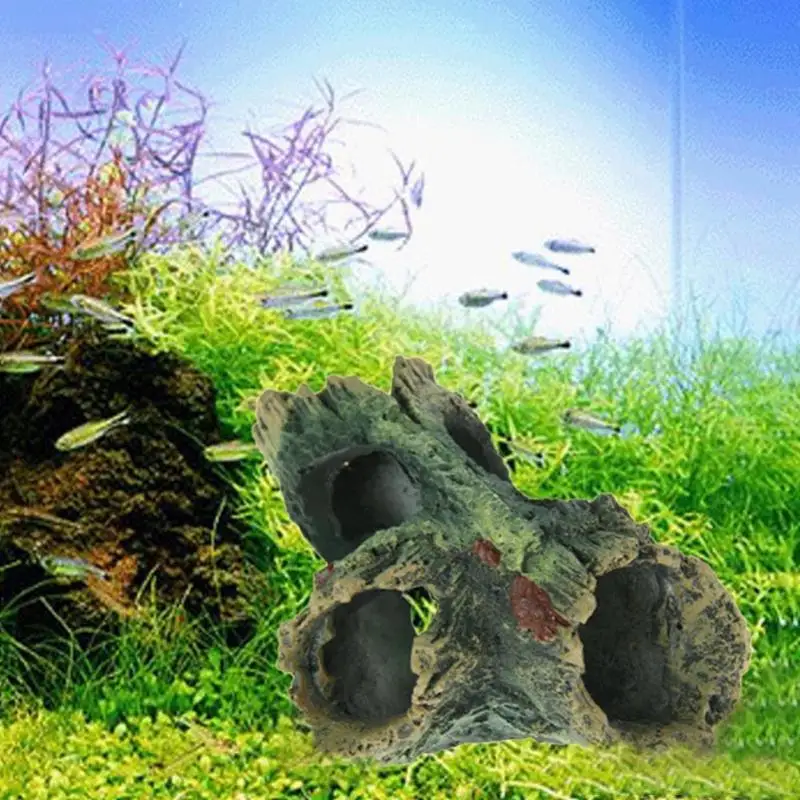 Полимерное украшение для аквариума фотоэлемент пещера товары домашних