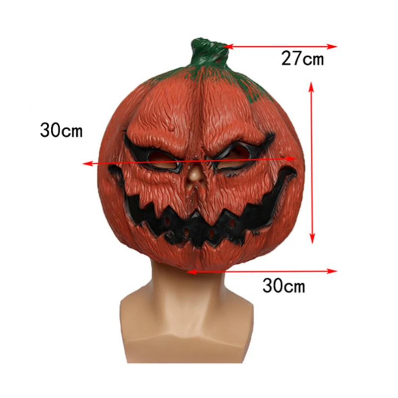 

Ainiel Halloween Pumpkin Mask Carnival Party Funny Masquerade Latex Mask Performance Costume Props Wholesale Headgear Adult Men