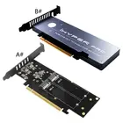 Плата RAID M.2 X16 до 4X NVME PCIE3.0 GEN3 X16 до 4 * NVME, плата PCI-E VROC, высокоскоростная Плата расширения 4XX4 NVME * 4 RAID