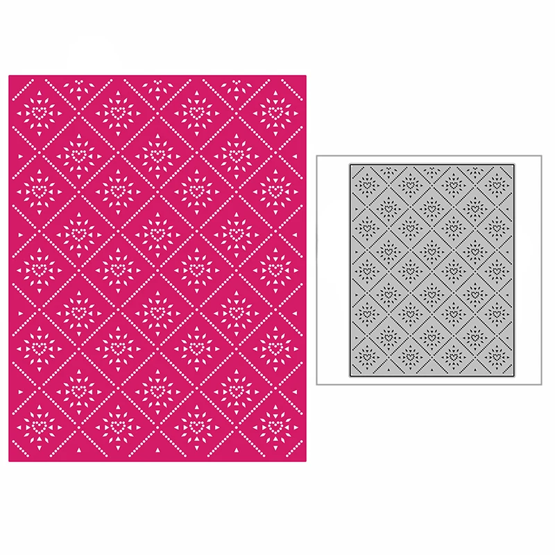 

Новые панели с пятнистым сияющим сердцем 2021 металлические пресс-формы для «сделай сам» Скрапбукинг и изготовление карт декоративное тисне...