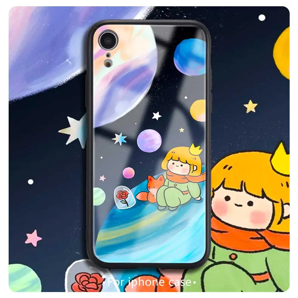 Чехол из закаленного стекла для iPhone 11 Pro MAX XR X XS Max 7 8 6S 6 силиконовый чехол Xr