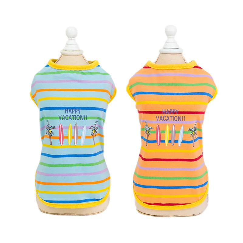 

Pet Clothes New Comfortable and Breathable Summer Leisure Printed Vest