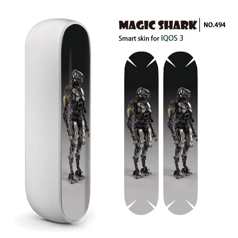 Magic Shark High Quality Robot Fear of Death Abstract Wonder Woman E Cigarette Sticker Skin for IQOS3 IQOS 3 3.0 494-510 | Мобильные