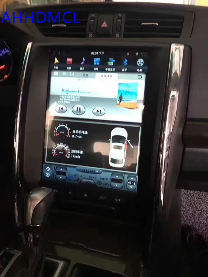 Мультимедийный проигрыватель в стиле Тесла Android автомобильная стереосистема GPS