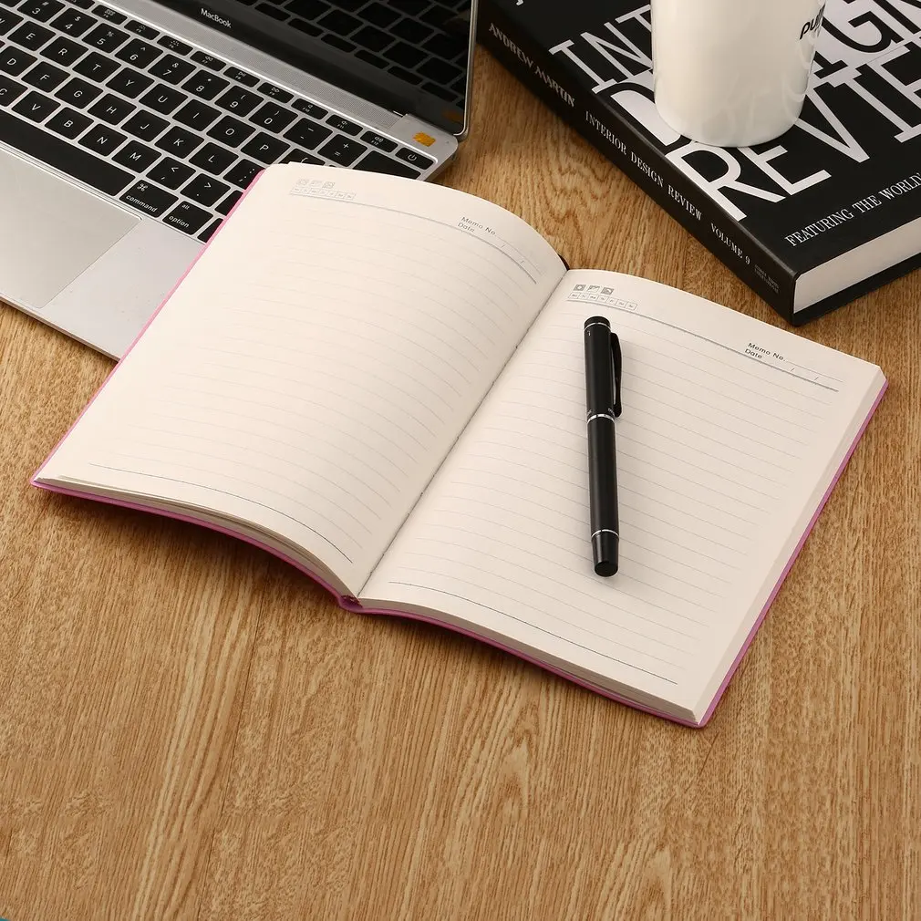 Премиум мягкий блокнот из искусственной кожи записной журнал A5 портативный для