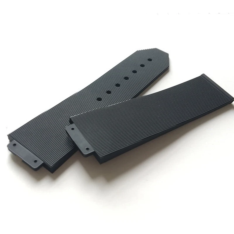 Silicon WatchBand For HUBLOT Big Bang Classic Fusion Series Skidproof Band Watch Strap 25*19mm black Wrist Bracelet Belt