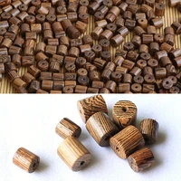 natural ebony chicken wing wood beads bucket shape spacer beads for jewelry making diy buddhist bracelets findings charms 68mm