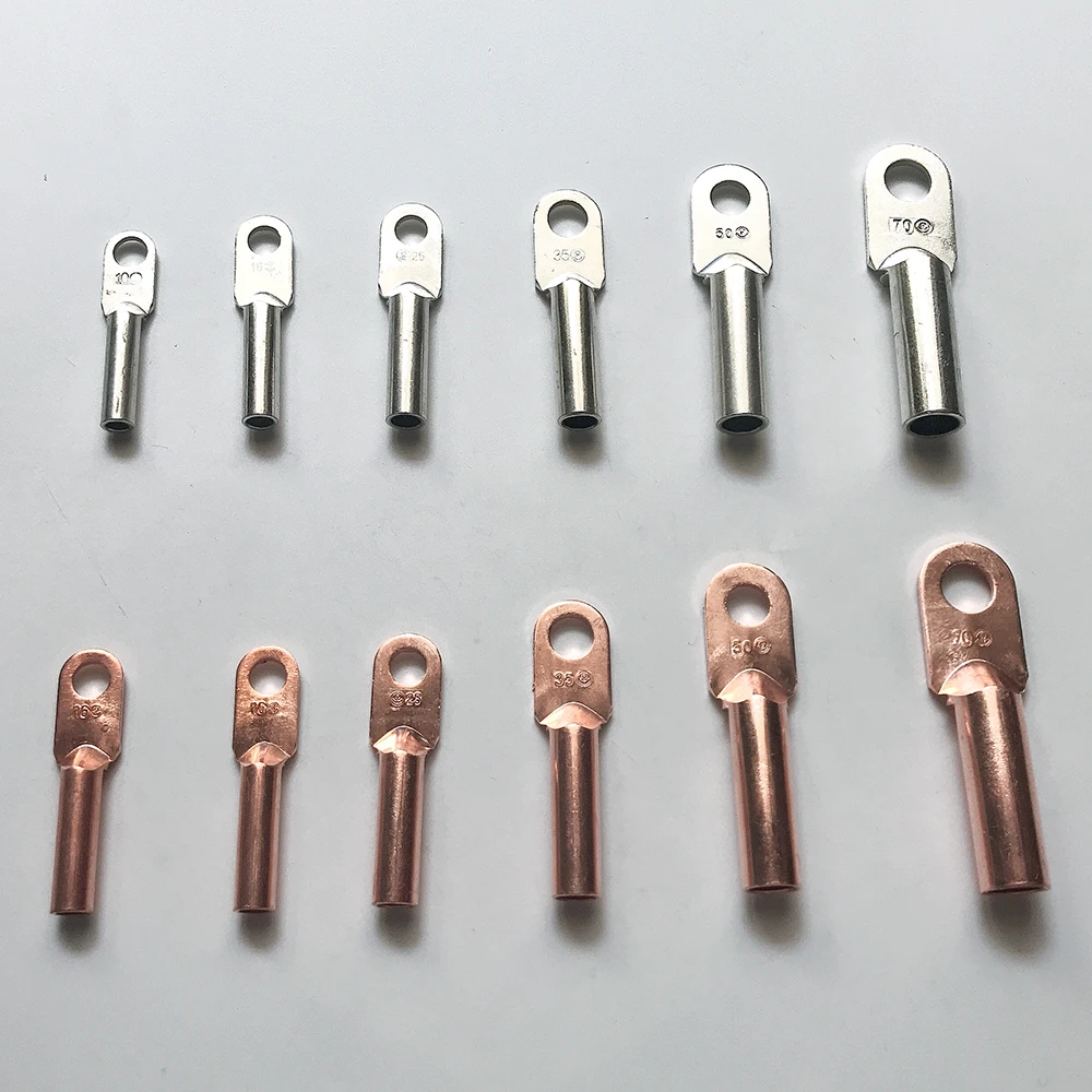 Соединитель для кабеля с отверстием болта медные клеммы медная трубка клемм 10 мм2