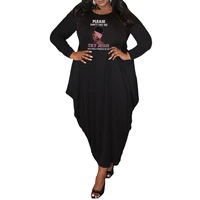 jesue black women pattern printing dresses for women 2022 african dresses for women clothing kawaii long maxi dress