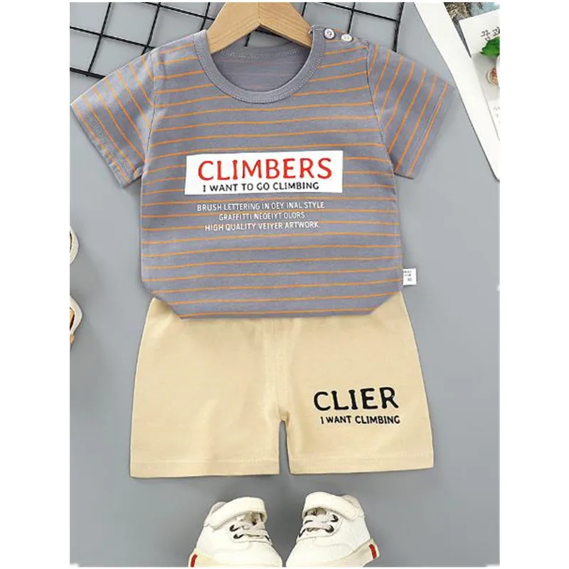 2021 летние комплекты детской одежды мультяшное нижнее белье для новорожденных