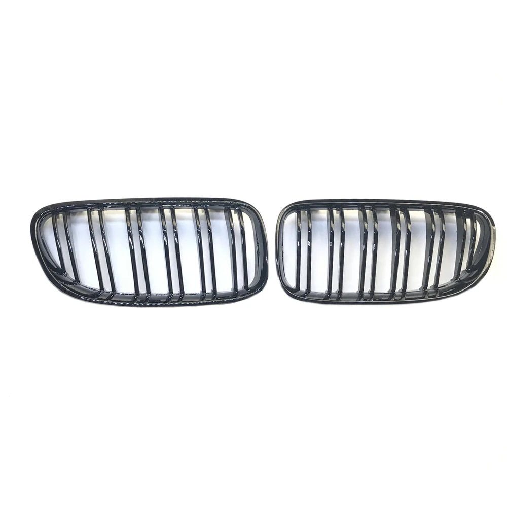 A Pair Gloss Matte Black M-color Dual Line Front Grille Kidney Grill For BMW E92 E93 M3 328i 335i 2Door 2010-2013 Car Styling | Автомобили