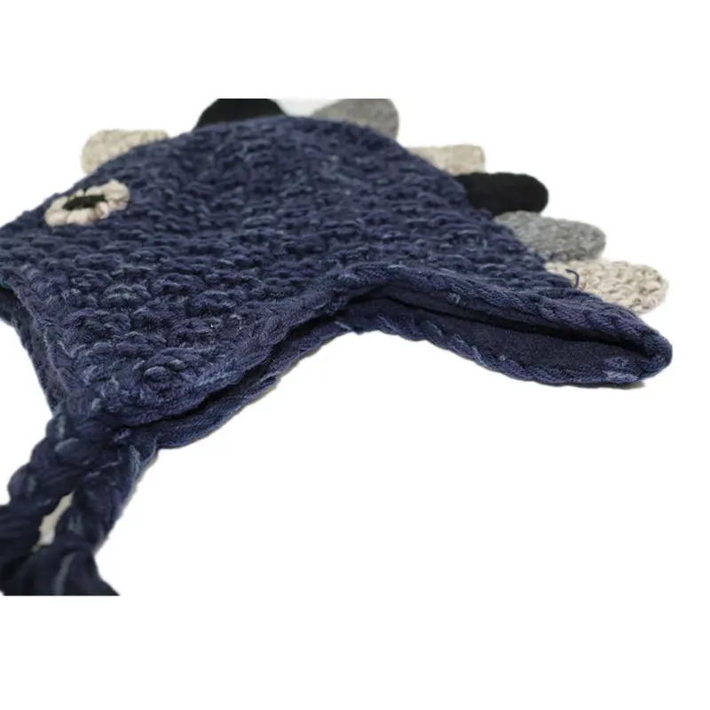 Осень-зима 2020 вязаная вручную шапка для маленьких мальчиков и девочек детская