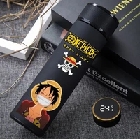 500ml anime one piece smart thermos bottle 316 stainless steel vacuum flasks gift mug insulated cup travel tea cup water bottle