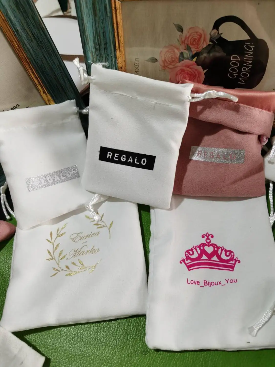 Фланелевые подарочные мешки для ювелирных изделий все размеры мешочки волос