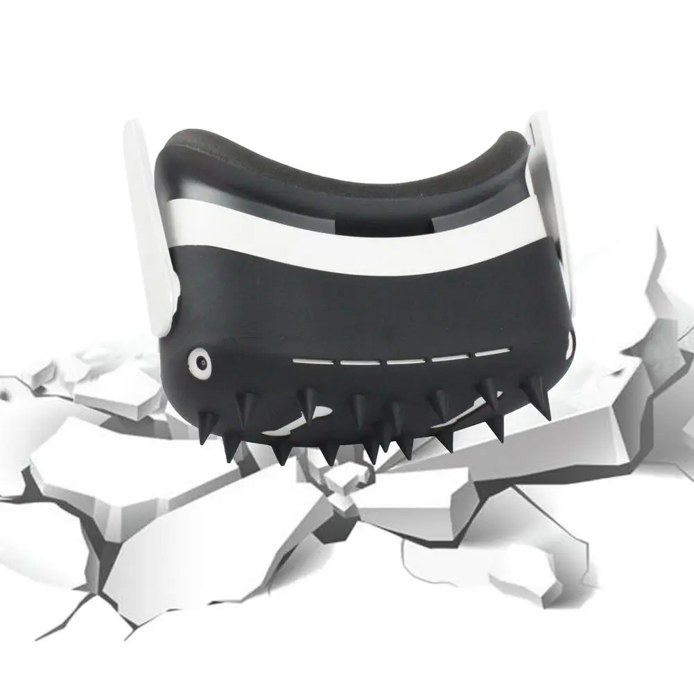 

Silicone VR Helmet Protective Cover For Oculus Quest 2 Protective Cover Silicone VR Accessories