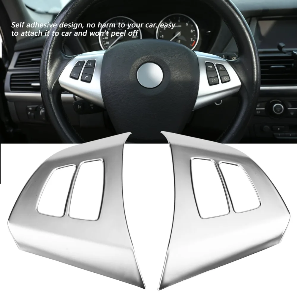 Для BMW X5 E70 2008 2009 2010 - 2013 автомобильный карбоновый стиль интерьер Рулевое колесо