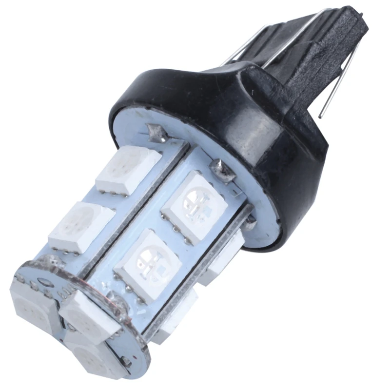 4X Red T20 7443 380 W21/5W Car 13 SMD 5050 LED Stop Tail Brake Turn Lights Bulbs | Автомобили и мотоциклы