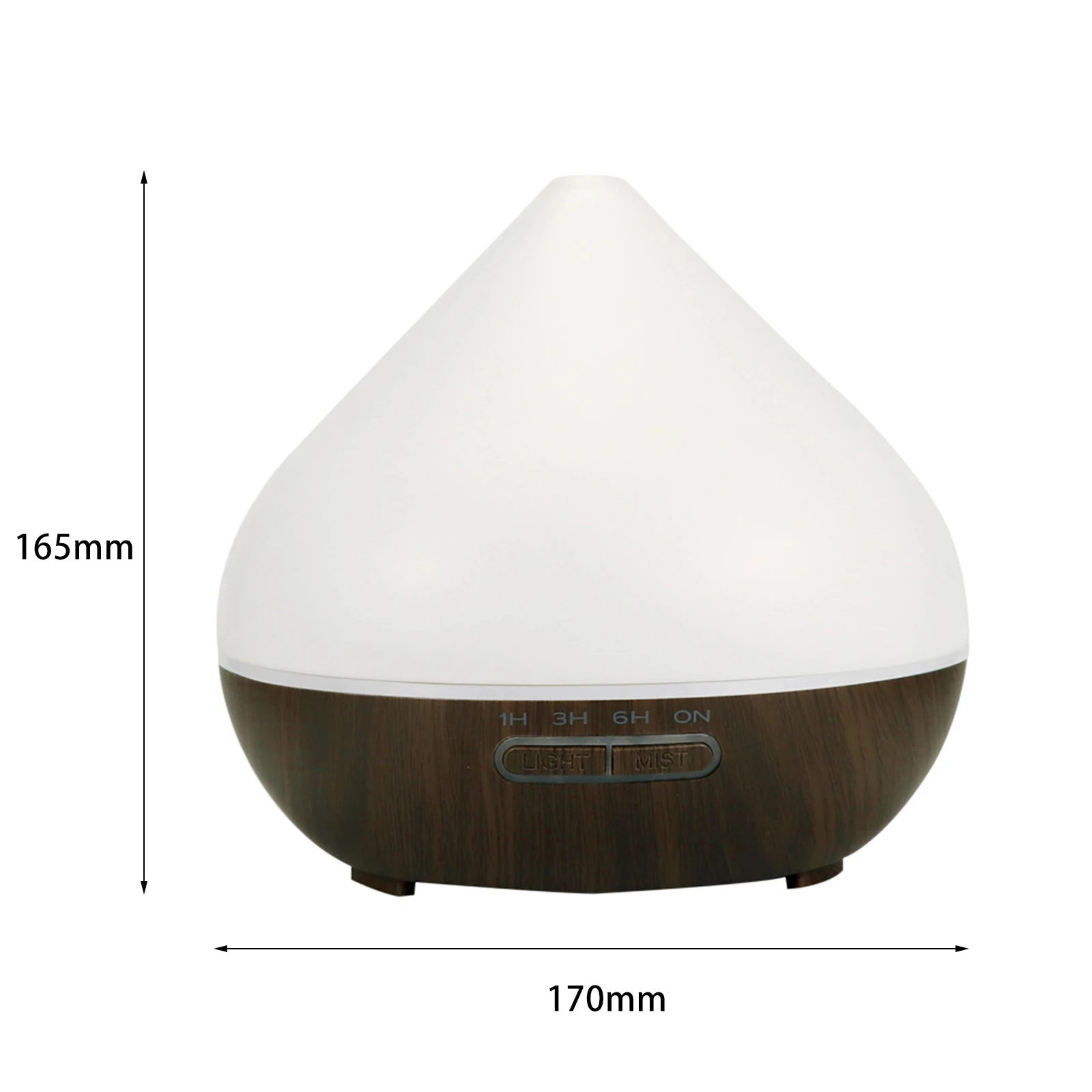 

550ml Large Capacity Humidifier Home Portable Ultrasonic Aroma Essential Oil Diffuser Air Humidifier with 7 Colors LED Lights