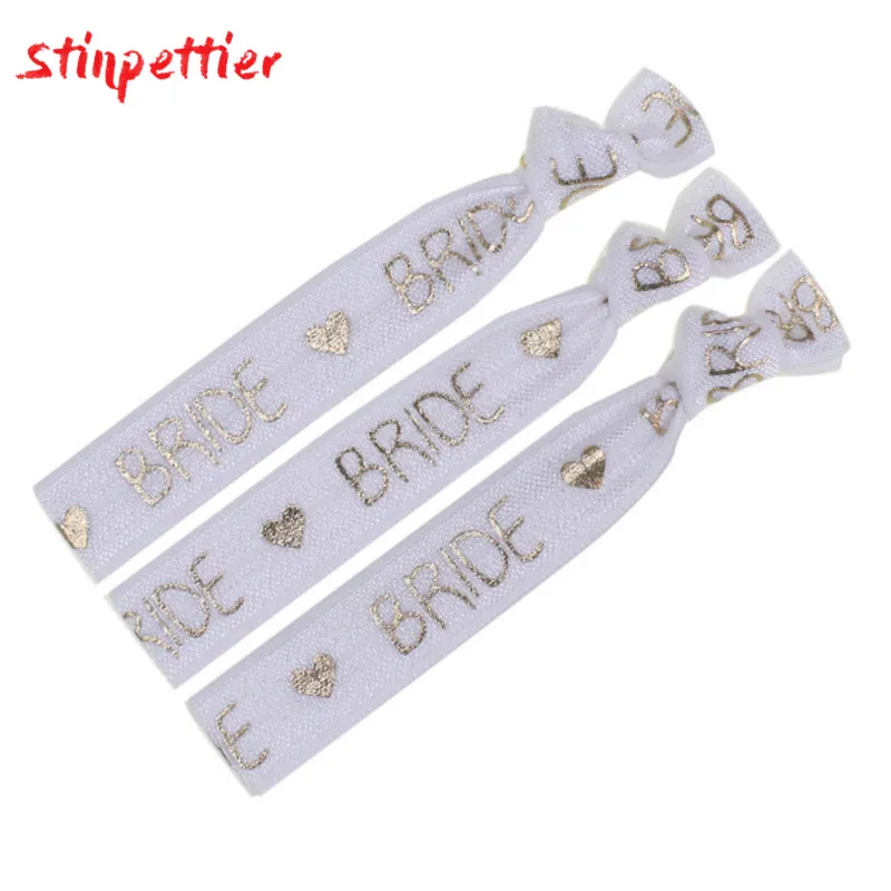 10 шт. браслет подружки невесты розовый белый черный эластичный для свадебные