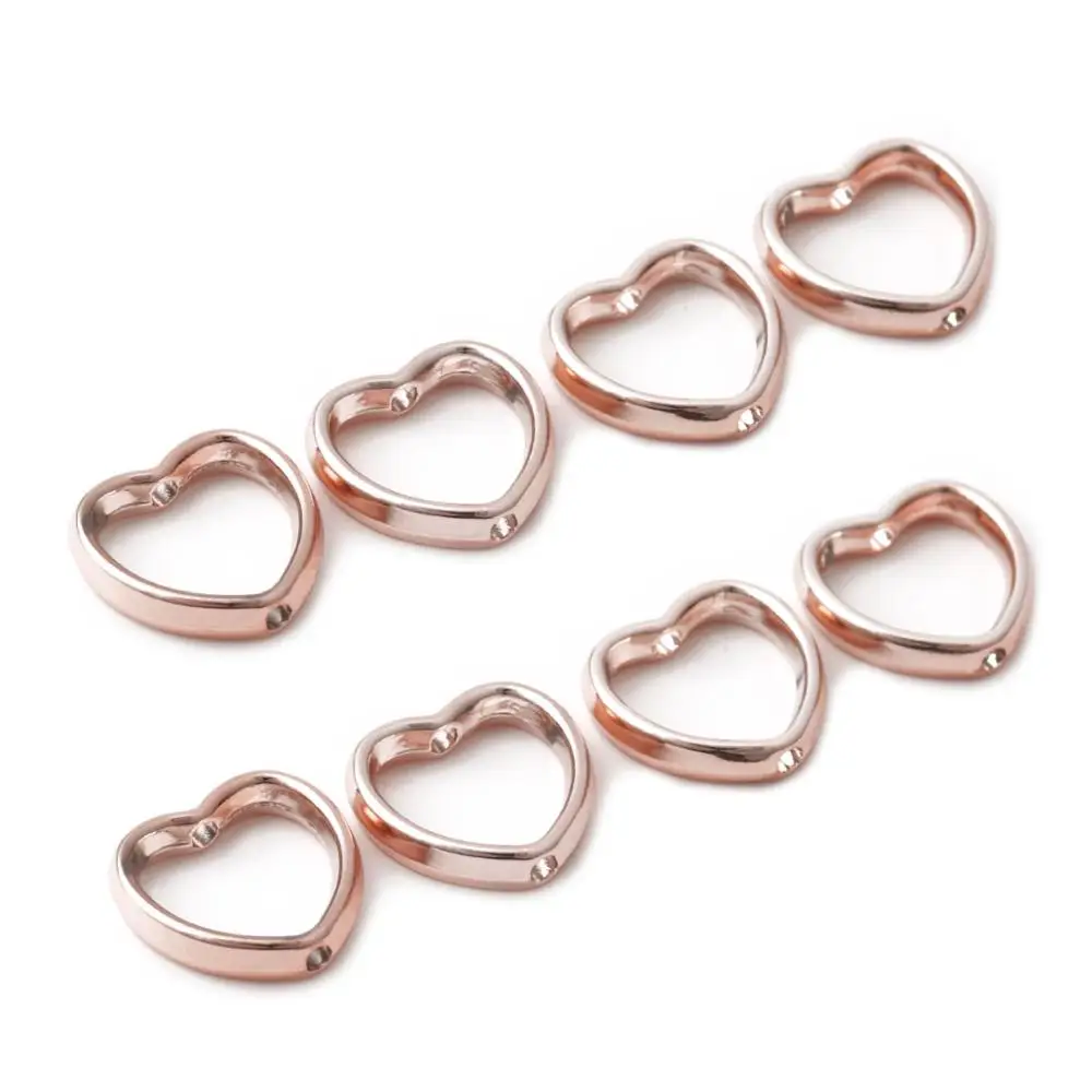 100 шт. модная Маленькая подвеска в форме сердца полые Ювелирные изделия сделай