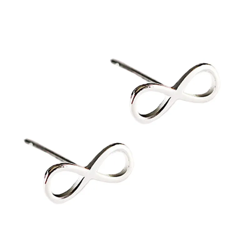 Серебряные 925 ювелирные изделия серьги из стерлингового серебра символ