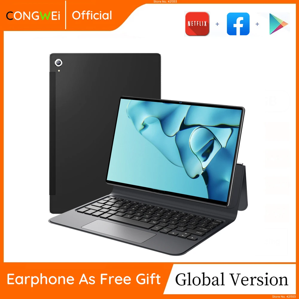 

2022 Latest Update Tablet 10 inch Android 10.0 Octa-Core 6GB RAM 128GB Storage,13MP+5MP Camera, 5G WiFi, Bluetooth,10.1" tablets