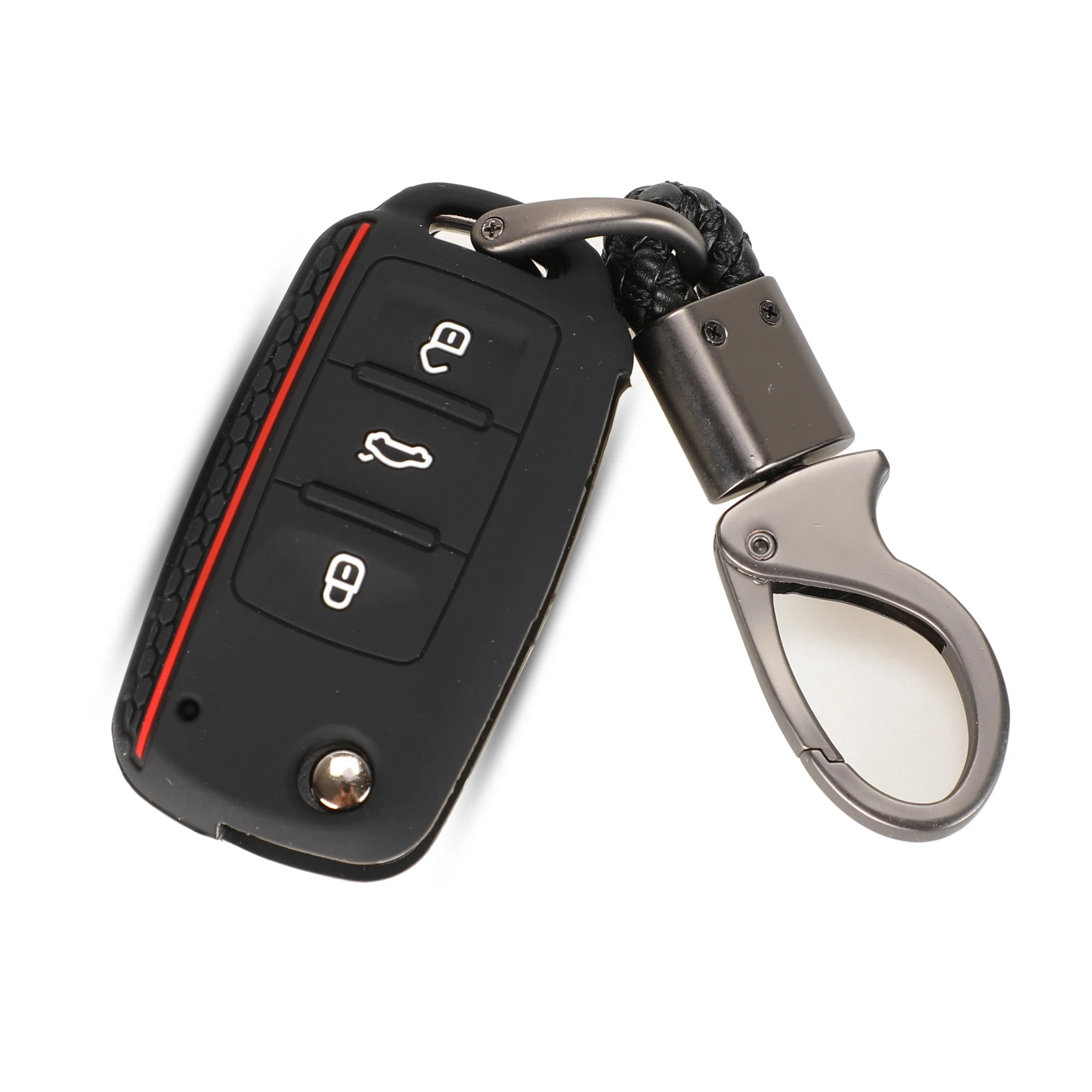 

Jingyuqin для Volkswagen polo passat b5 golf 4 5 6 MK5 MK6 Eos Bora Beetle TSI, новый силиконовый чехол