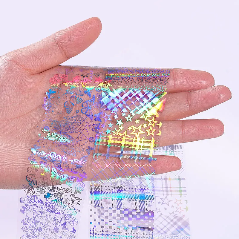 10 шт./кор. нейл арта звезда Стикеры новые украшения красного цвета пламени в