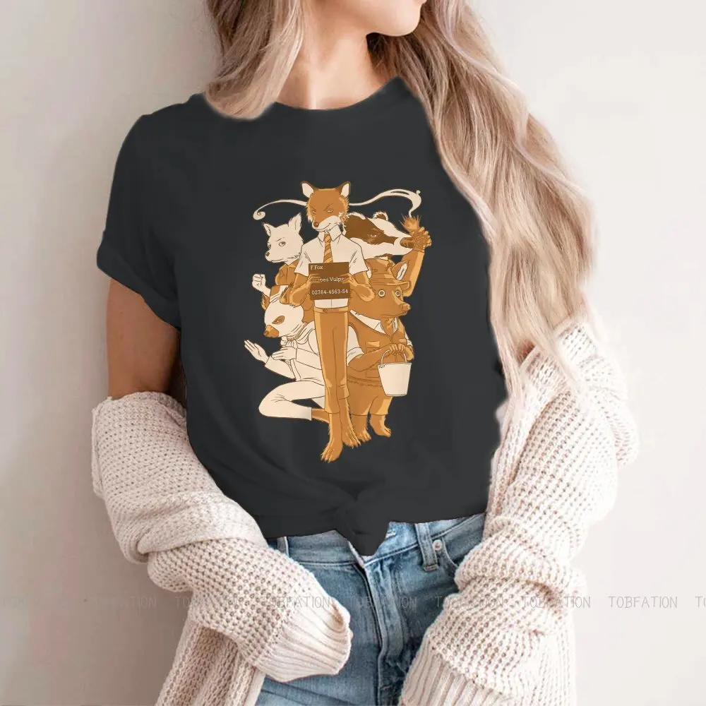 

Print Graphic TShirt Fantastic Mr Fox Clever Plot Creative Streetwear 4XL 5XL Comfortable T Shirt Women Short Sleeve Unique