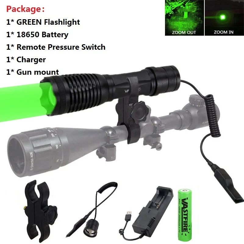 Q5 зеленый светодиодный светильник 710 тактический вспышки Масштабируемые