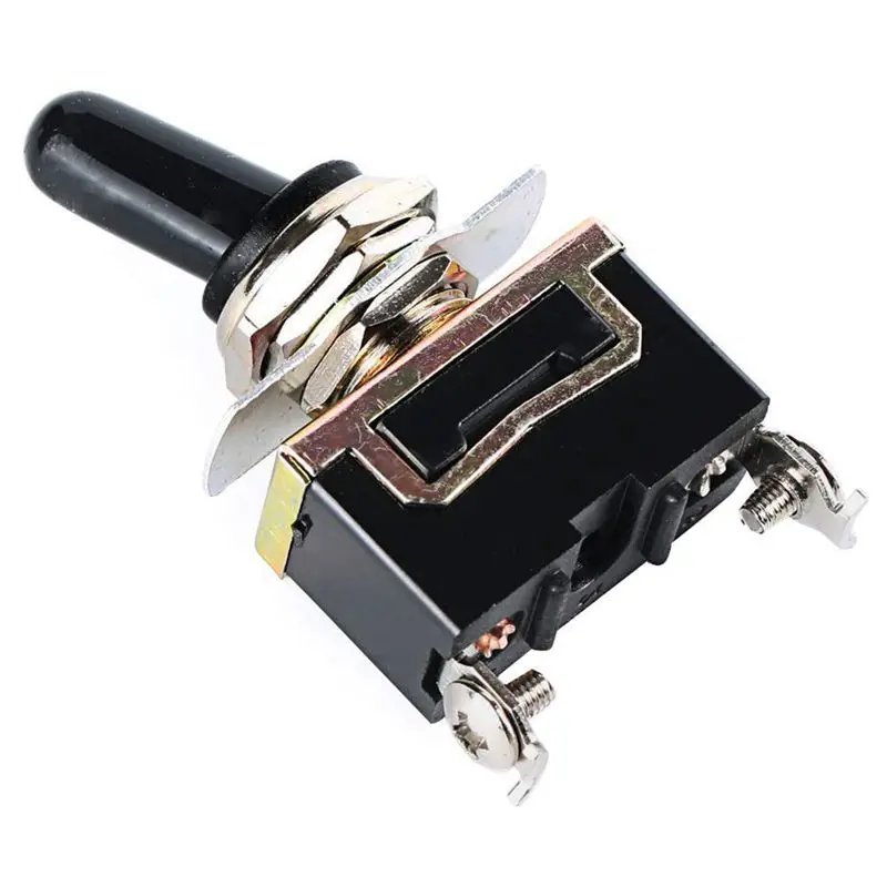 Сверхмощный Кулисный тумблер 10A 125V SPST 2 Pin ВКЛ/ВЫКЛ переключатель металлическая