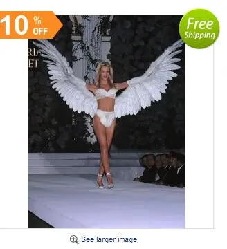 

Customized Unique style high quality white large size Angel Devil Feather Wings stage performance COSPLAY props