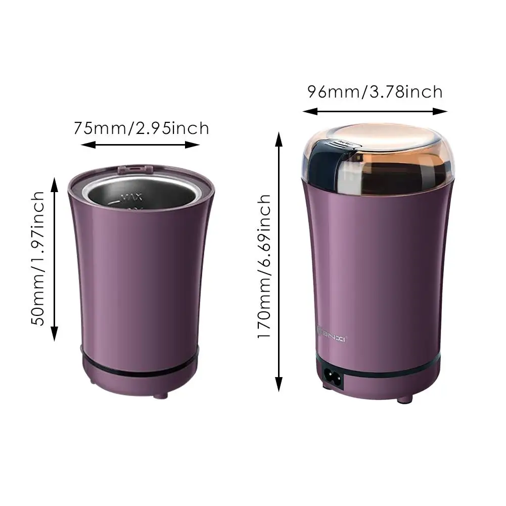 

Super Fine Grinding Machine Grain Mill Crusher Small Mill Chinese Herbal Medicine Dry Mill Electric Spice Coffee Grinder #4W